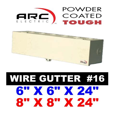 electrical wire gutter box|24x6x6 gutter box outdoor.